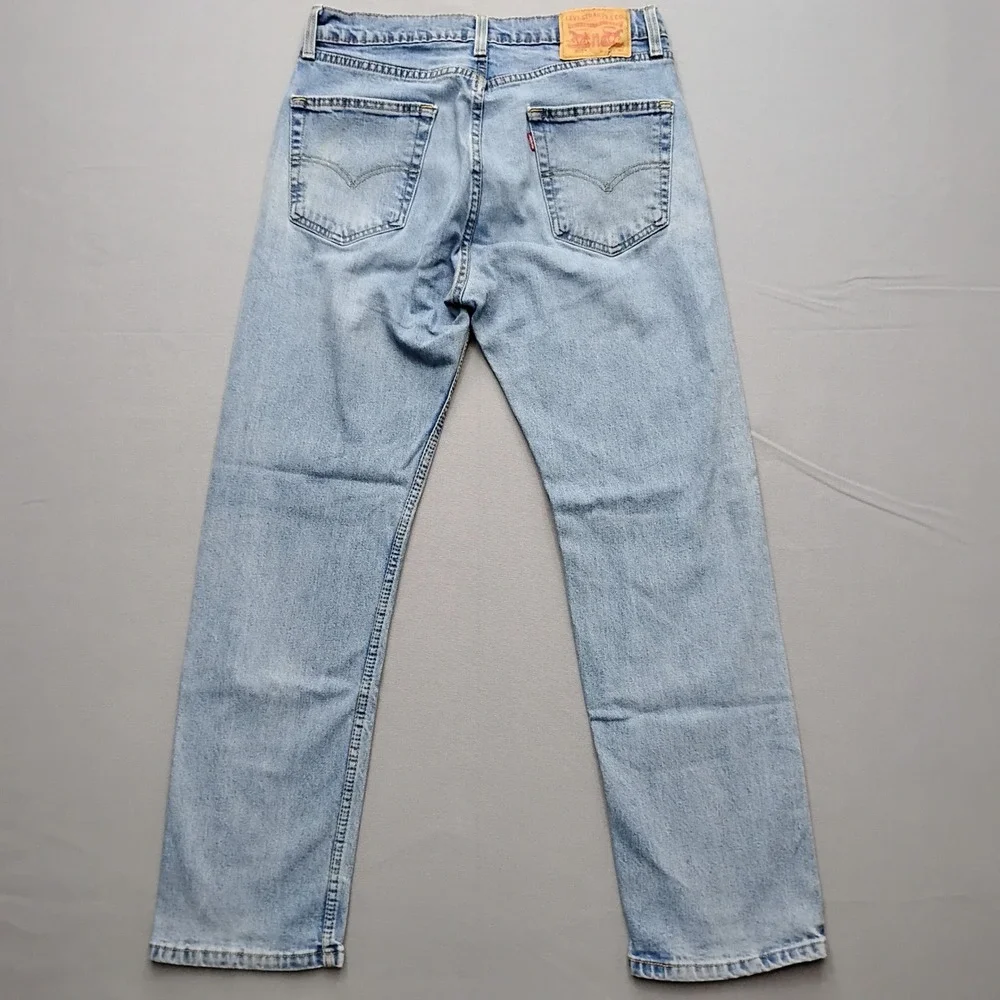 Levis 511 Slim Fit Light Wash Blue Denim Jeans Mens 32x30